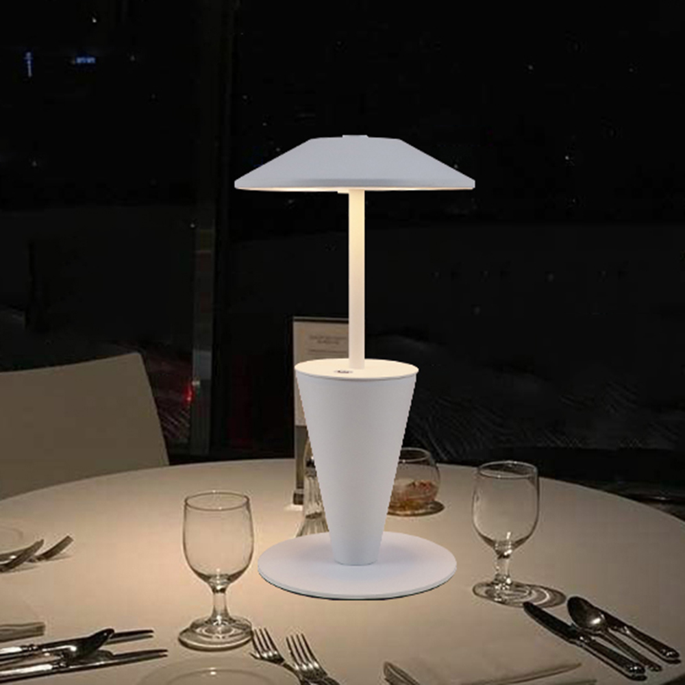 Inverted table lamp